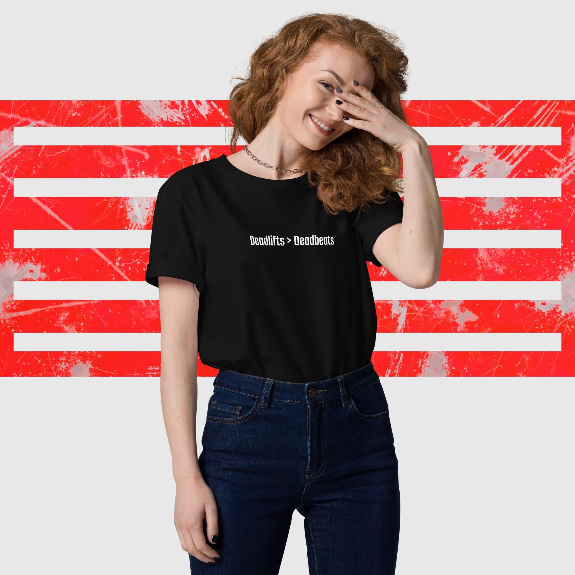 STRIVE - Deadlifts over Deadbeats - Marškinėliai