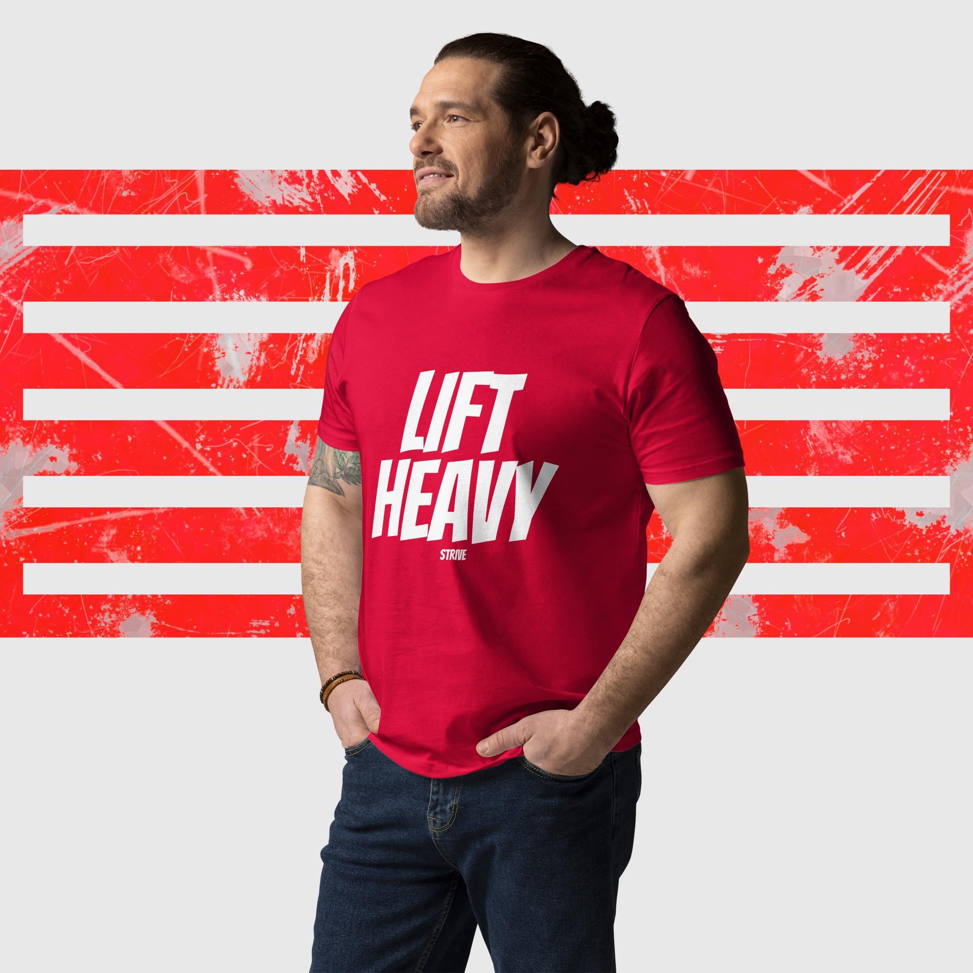 STRIVE - Lift Heavy - Marškinėliai