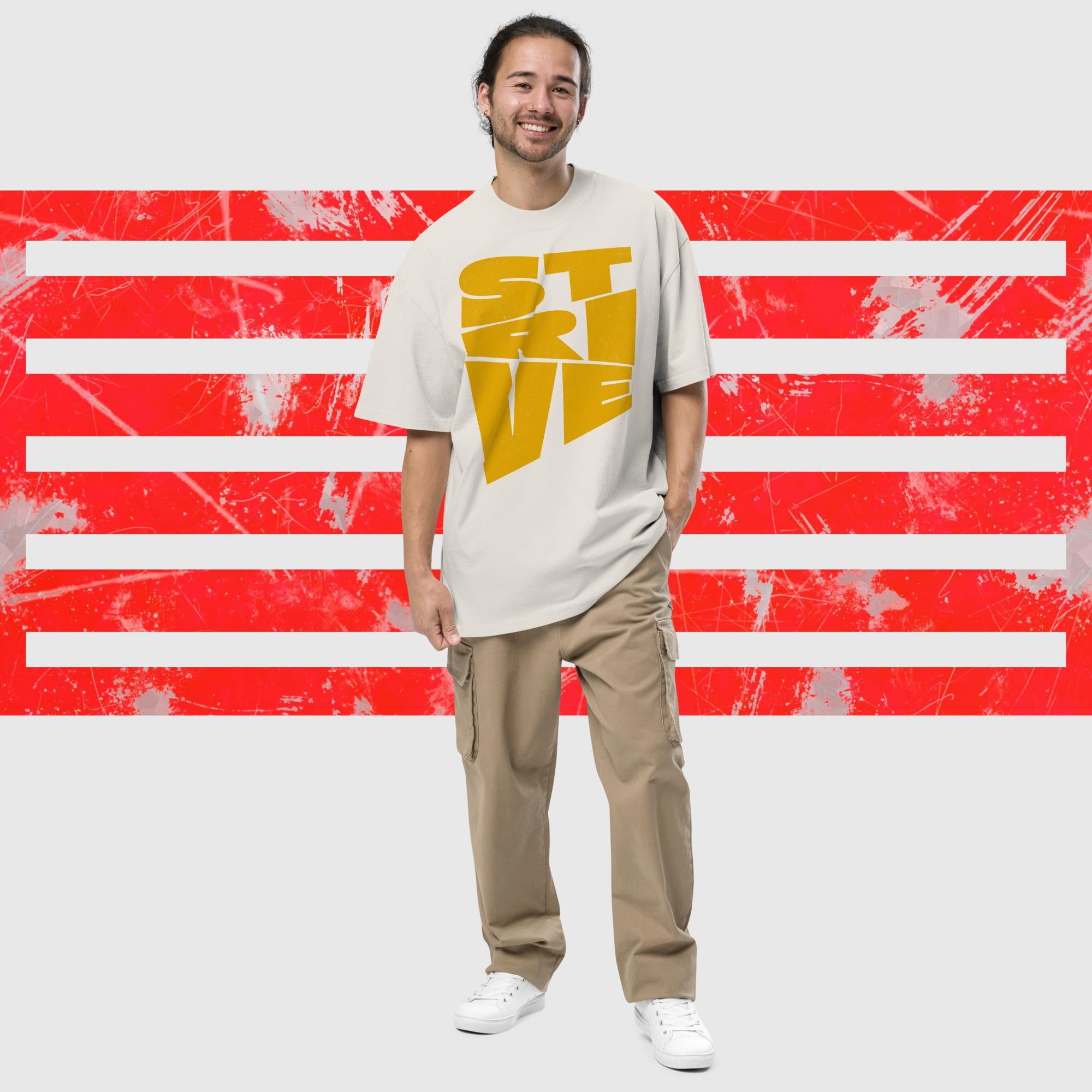 STRIVE - One More Rep - OVERSIZED marškinėliai