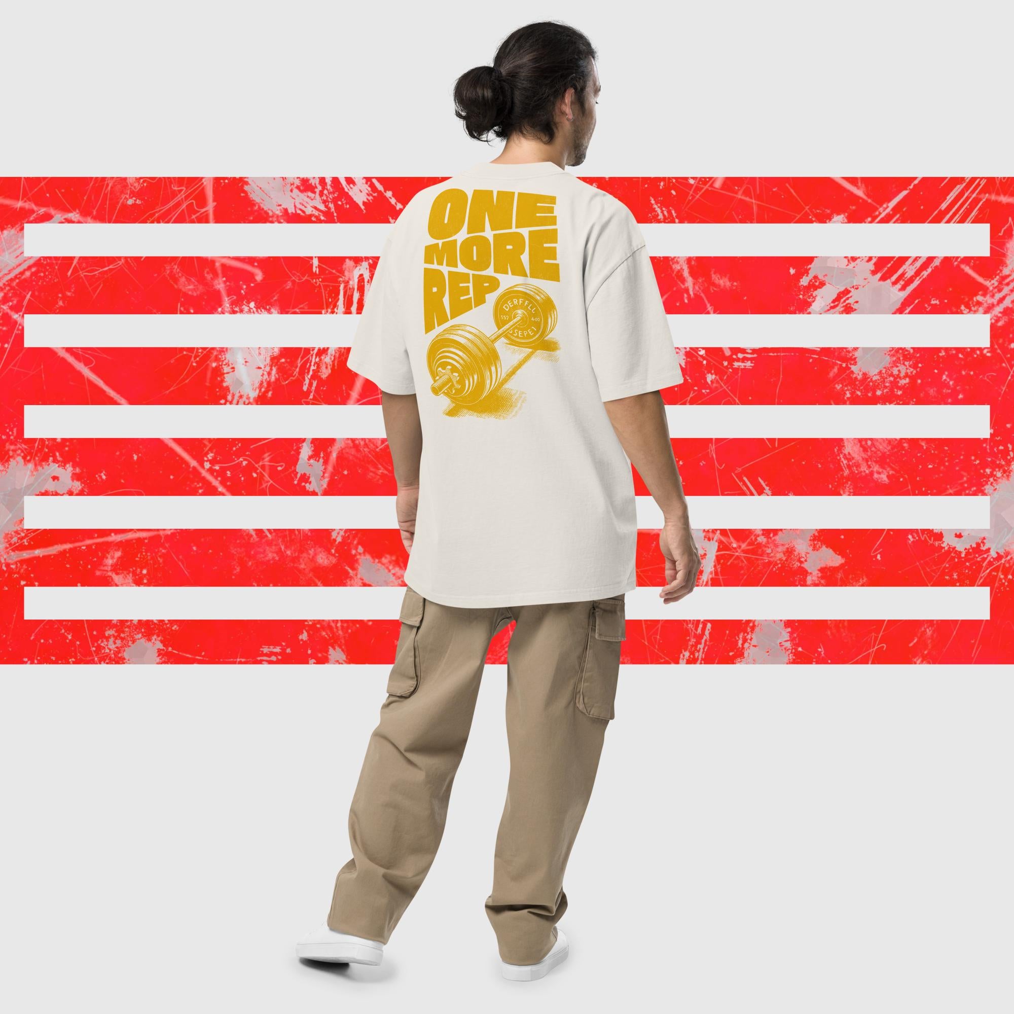 STRIVE - One More Rep - OVERSIZED marškinėliai